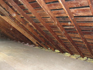 A West Virginia & Pennsylvania attic before installation of SuperAttic