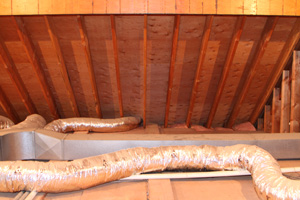 how air ductwork operates within a South Park Township home