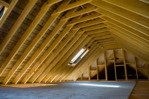 Cutaway view of attic in Weirton