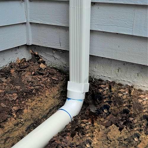 Home Environment Solutions installs gutter downspout extensions in Weirton, Pittsburgh, Washington